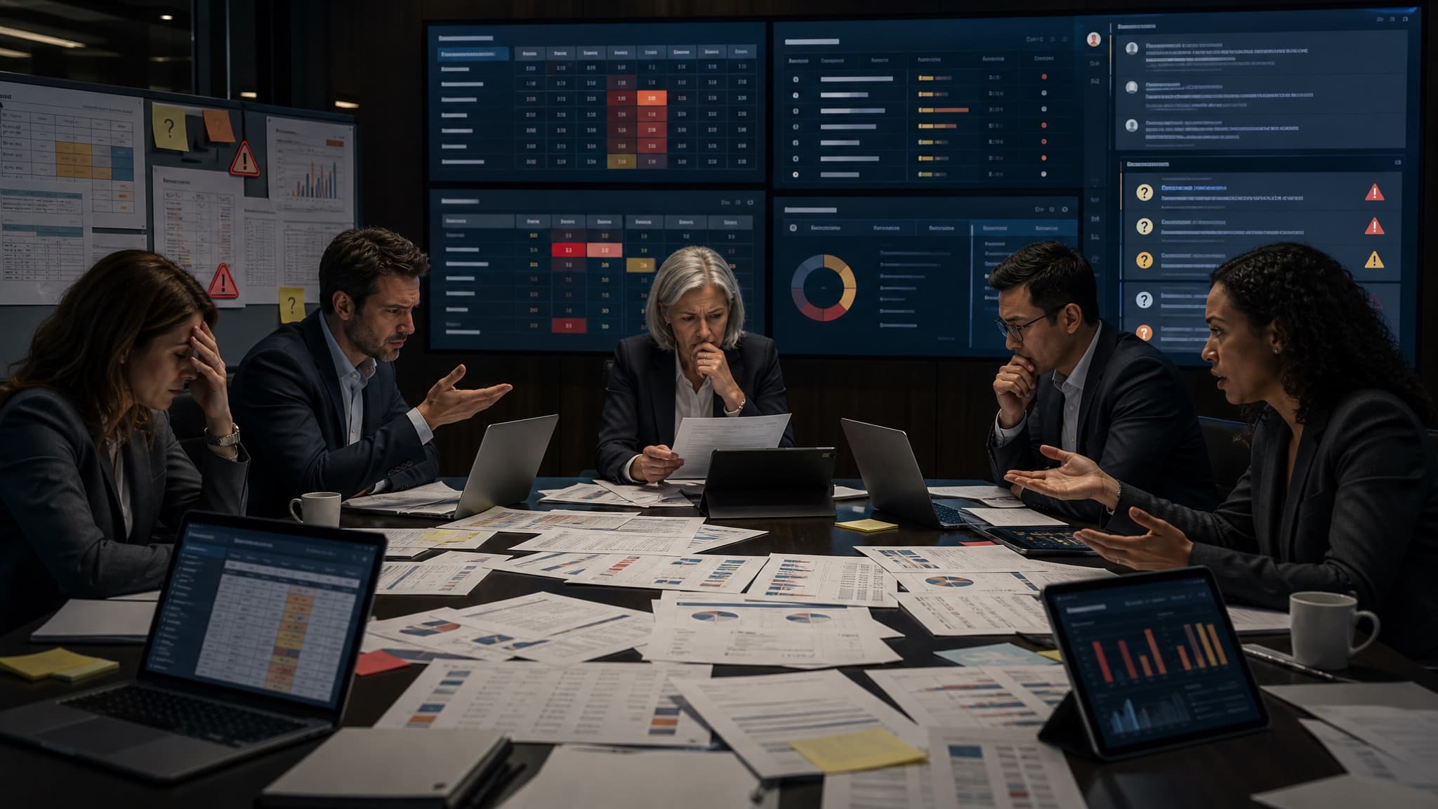 Procurement committee struggling with scattered RFP spreadsheets, inconsistent scores, and audit questions
